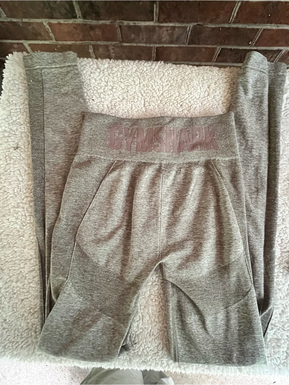 Gymshark Heather Gray/Brownish  Seamless High-Rise Leggings Size XS